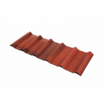 Onduvilla - Bitumen Roof Tiles - Shaded Red (2.18 m2 Coverage - Pack of 7)