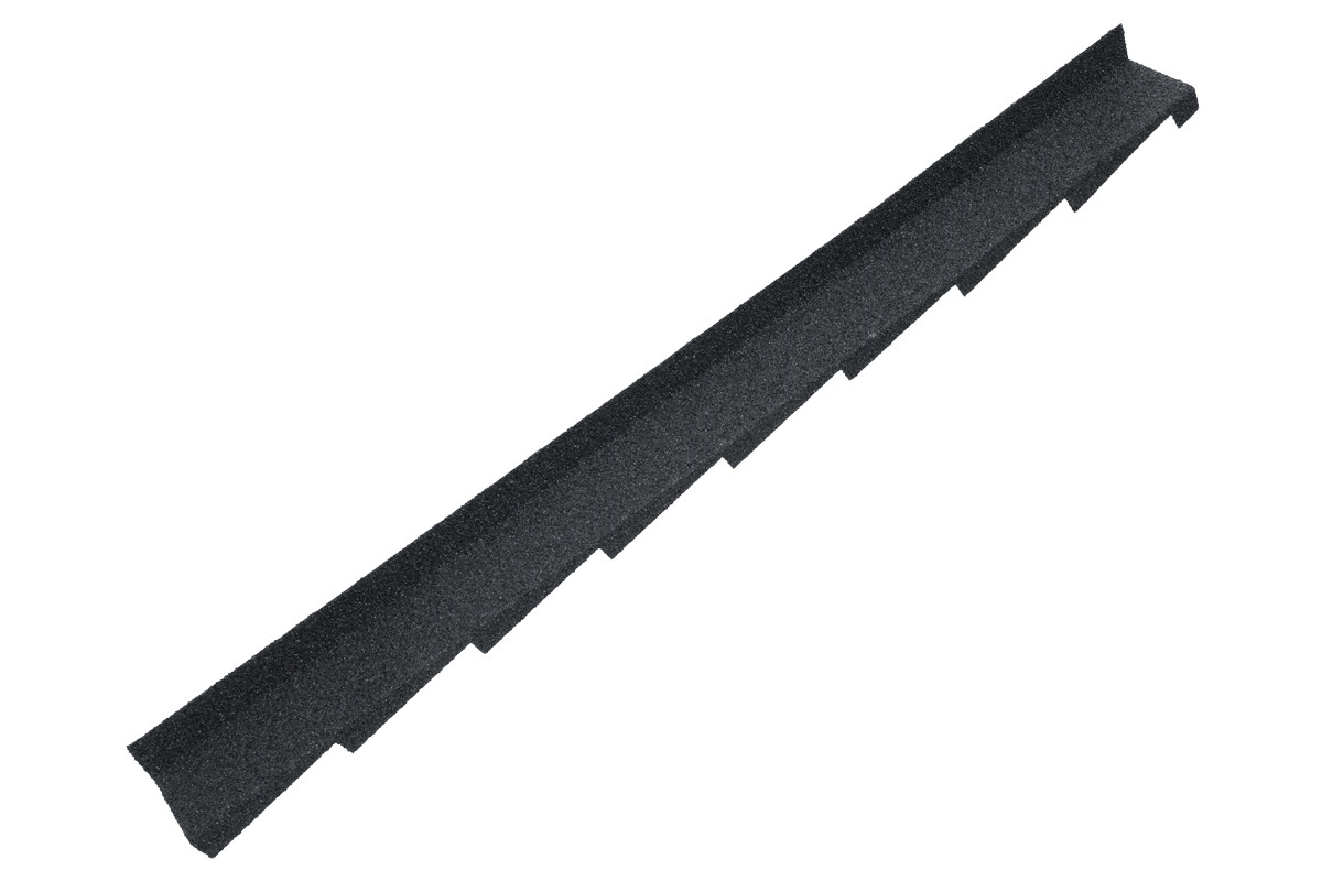 Britmet - Plaintile - Right Hand Side Wall Flashing - Titanium Grey (1250mm) Britmet - Plaintile - Right Hand Side Wall Flashing - Titanium Grey (1250mm)