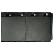 Envirotile - Double Plastic Slate Tile - Slate Grey (Pack of 10)
