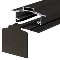 Alukap-XR - Aluminium Hip Bar with End Cap - Brown