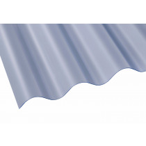 Vistalux PVC Corrugated Sheet - ASB 3" Lightweight - Clear