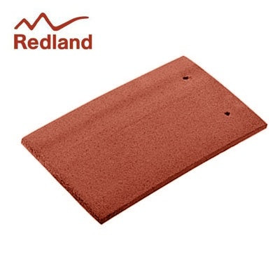 Redland Plain Eaves/Top Tile - Concrete Tile - Smooth Terracotta Redland Plain Eaves/Top Tile - Concrete Tile - Smooth Terracotta