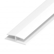 Soffit Board Panel Joint - 40mm - White (5m)