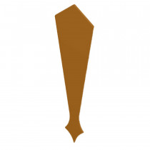 Fascia Board - Roofline Finial - 350mm - Oak