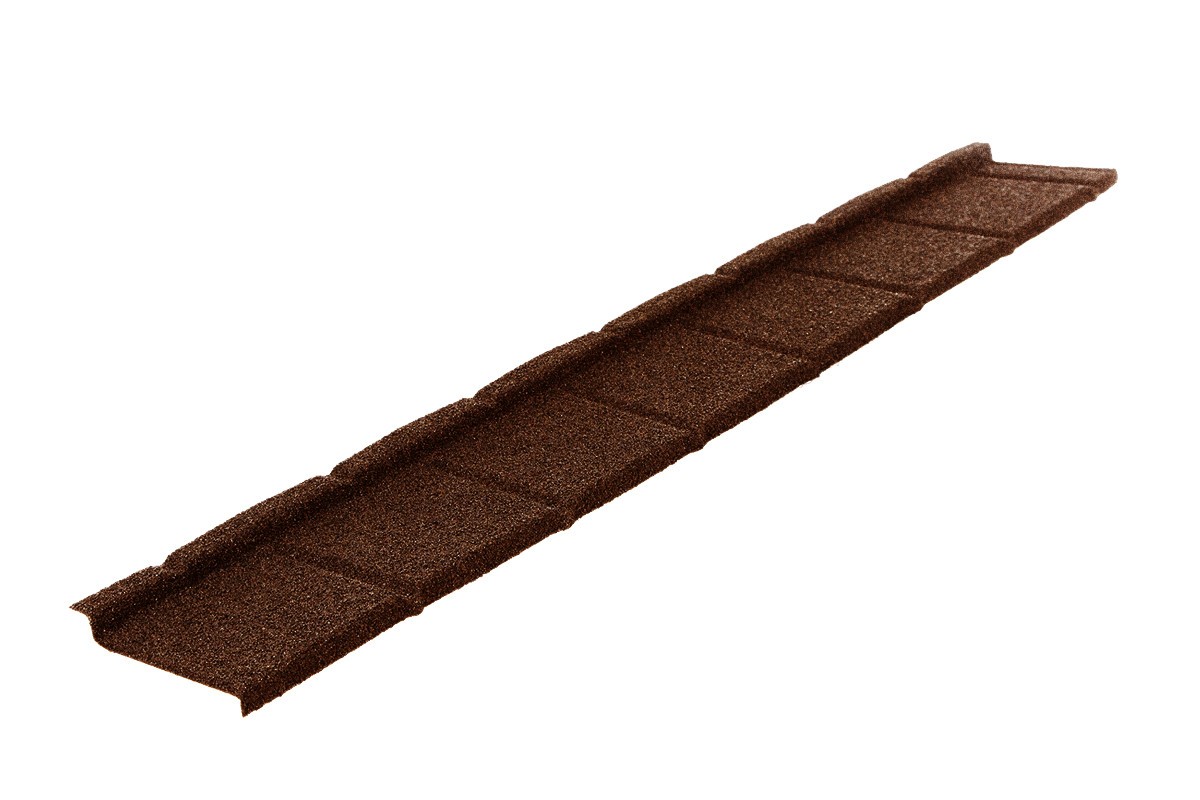 Britmet - Plaintile Plus - Lightweight Metal Roof Tile - Rustic Brown (0.9mm)