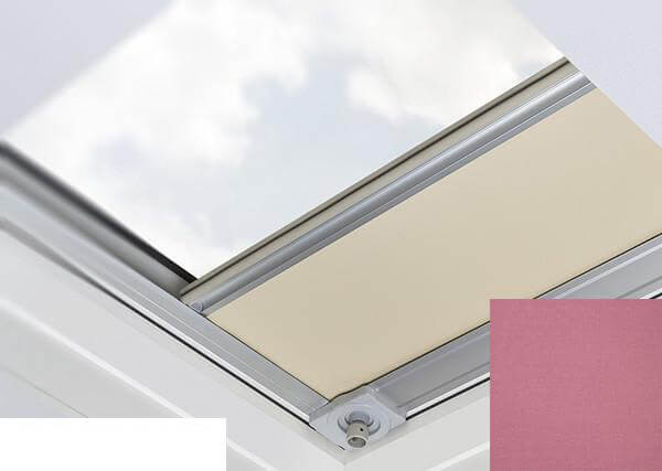 Fakro - ARF/D II 232 - Flat Roof Manual Blackout Blind - Red Violet