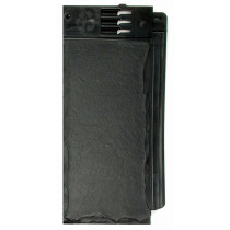Envirotile - Half Plastic Slate Tile - Slate Grey (Pack of 10)