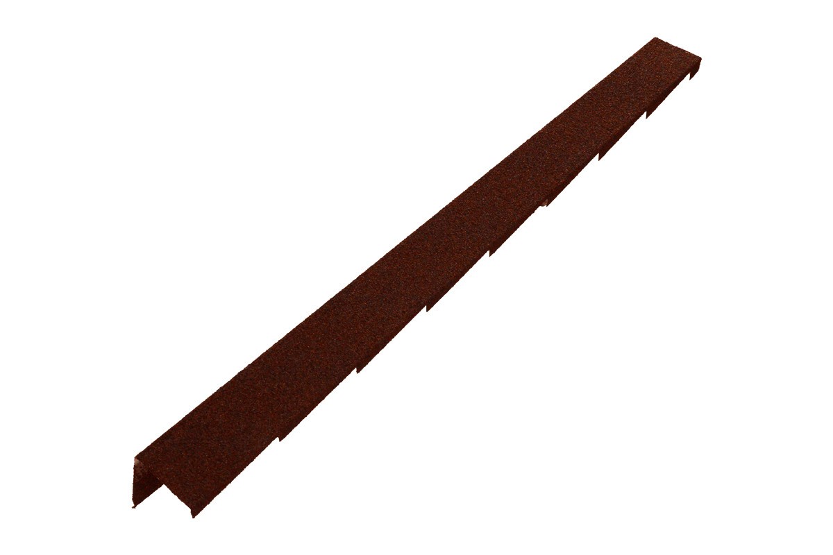 Britmet - Plaintile - Right Hand Barge - Rustic Terracotta (1250mm)