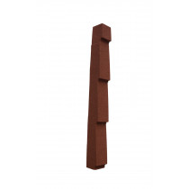 Lightweight Tiles - Granulated Verge (Side Flashing) - Left Hand - Red