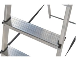 Werner Aluminium Stepladder with High Handrail