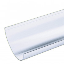 Plastic Guttering Half Round - 114mm x 51mm - White