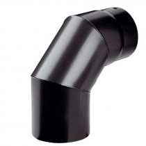 Vitreous Enamel Stove Pipe 90 Degree Bend - 125mm to 150mm