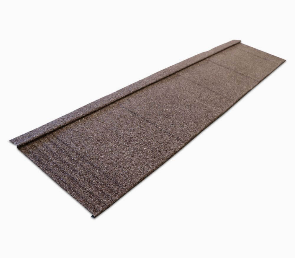 Britmet - Lightweight Metal Roof Shingle - Bramble Brown (End of Line) Britmet - Lightweight Metal Roof Shingle - Bramble Brown (End of Line)
