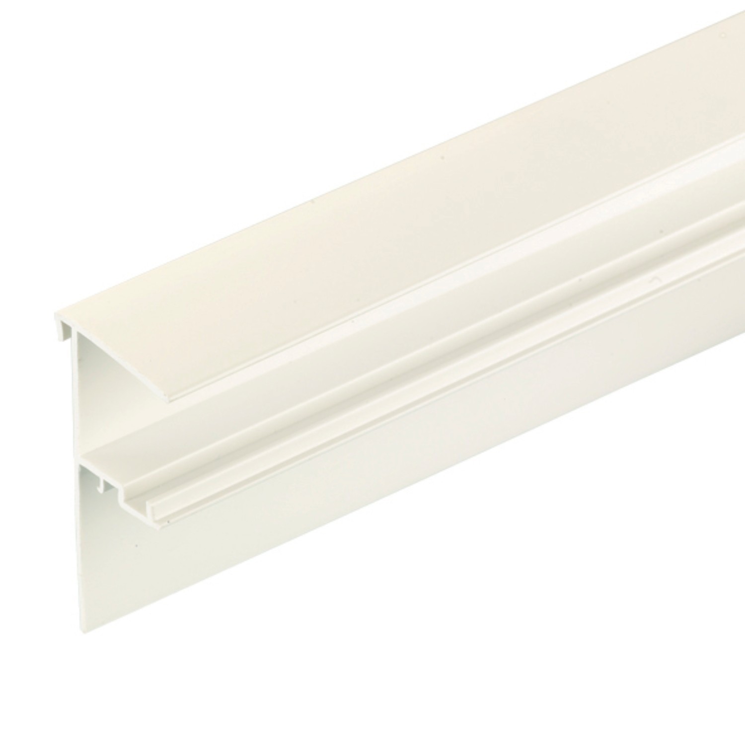 Corotherm - 25mm Polycarbonate Sheet Side Flashing -  White (4m)