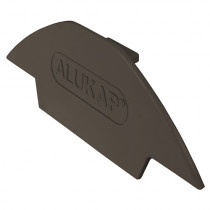 Alukap-XR - Ridge Gable End Plate - Brown