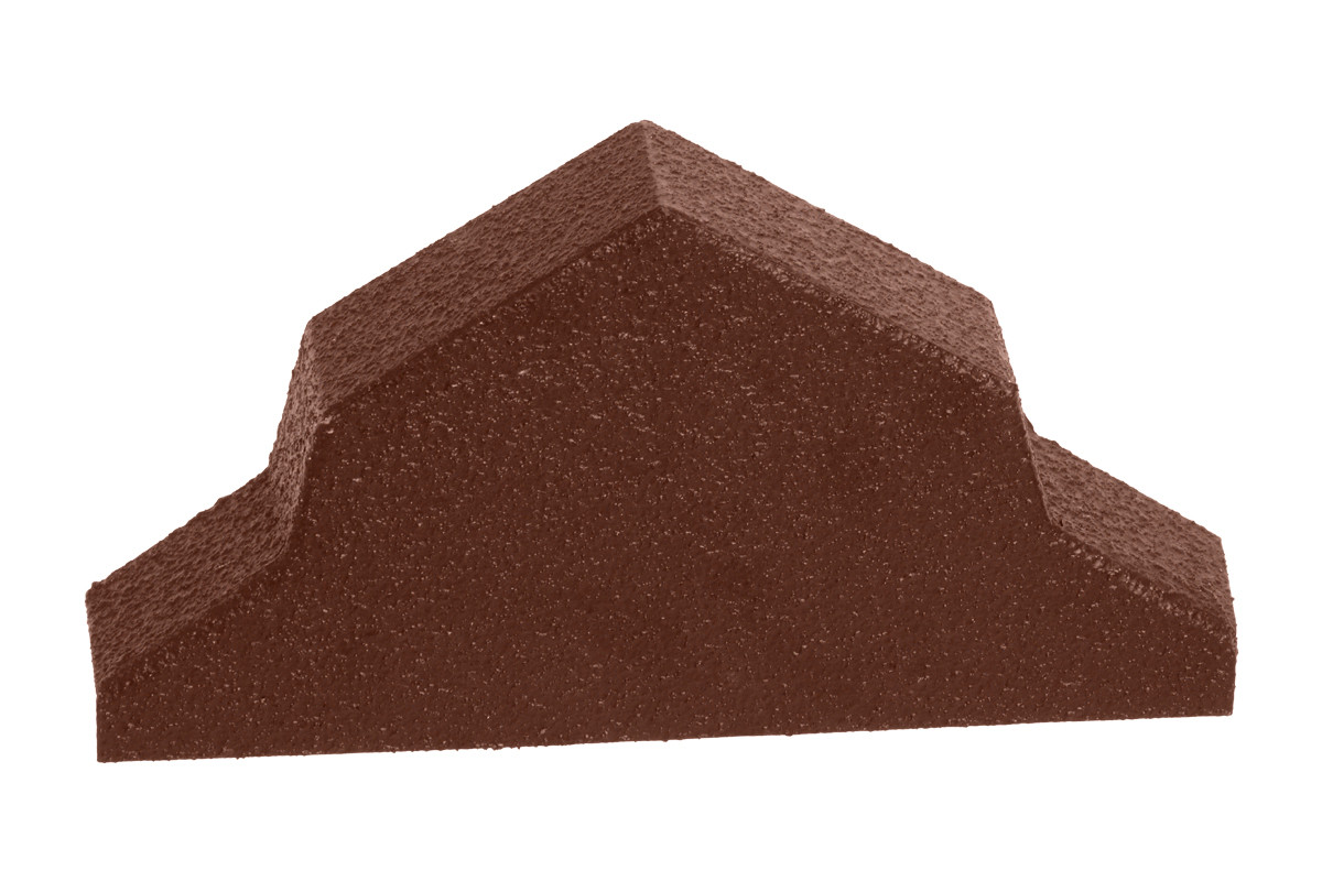 Britmet - Pantile 2000 - Ridge End Cap - Terracotta Britmet - Pantile 2000 - Ridge End Cap - Terracotta