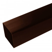Plastic Guttering Squareline - Down Pipe - 65mm - Clay Brown (5.5m)