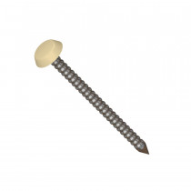 Soffit, Fascia & Capping Board Polytop Fixing Pins - 30mm - Cream (Pack of 250)