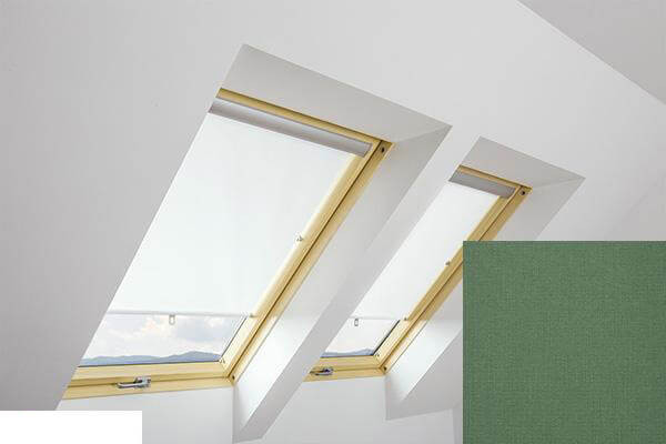 Fakro - ARS I 016 - Standard Manual Roller Blind - Basil Green Fakro - ARS I 016 - Standard Manual Roller Blind - Basil Green