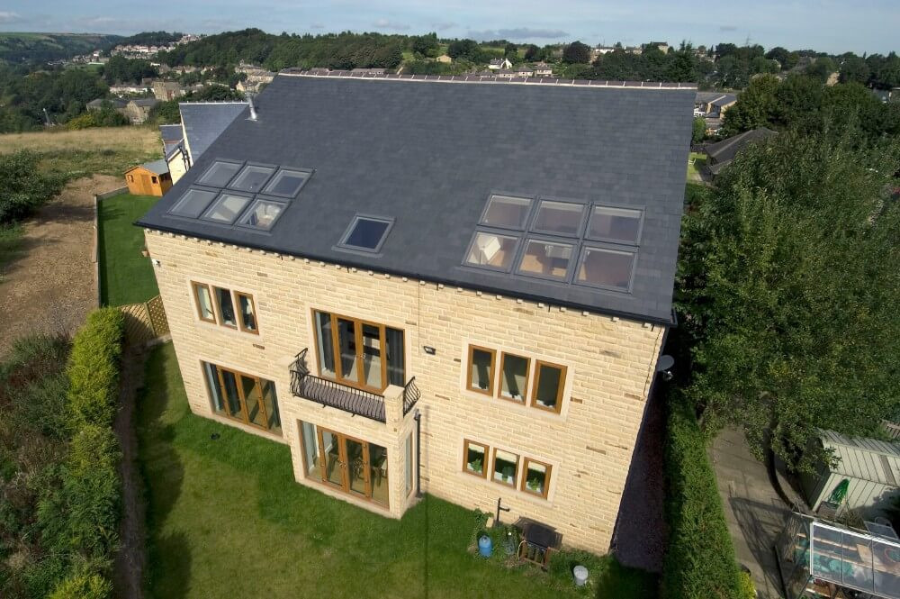 Cembrit Glendyne - Slate & Half Roof Tile - 508mm x 457mm Cembrit Glendyne - Slate & Half Roof Tile - 508mm x 457mm