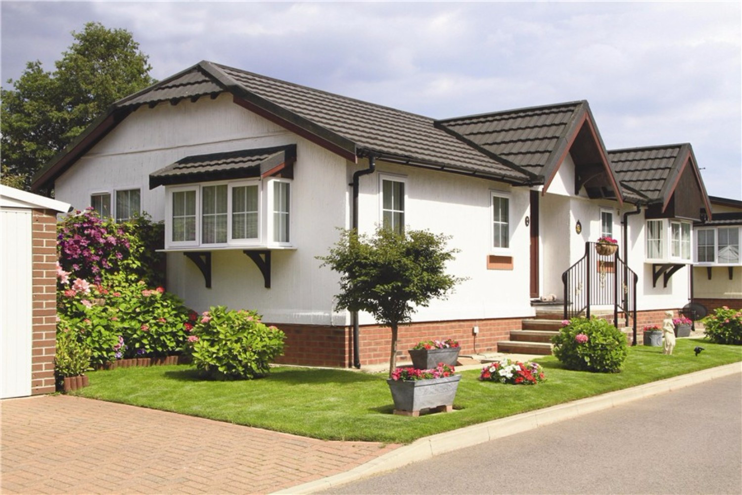 Ultratile Lightweight Metal Tile on a Park Home