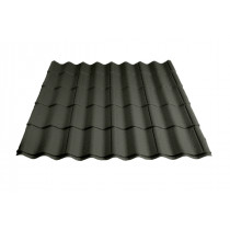 Britmet - Pantile 2000 - Tile Effect Sheet - Made to Measure - Sage Green (0.9mm)