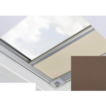 Fakro - ARF/D II 256 - Flat Roof Manual Blackout Blind - Walnut