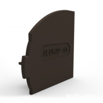 Alukap-SS - Wall & Eaves Beam Endcap - Brown
