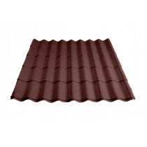 Britmet - Pantile 2000 - Tile Effect Sheet - Made to Measure - Antique Red (0.9mm)