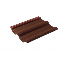 Redland 50 Double Roman - Concrete Tile - Granular Antique Red (2201)