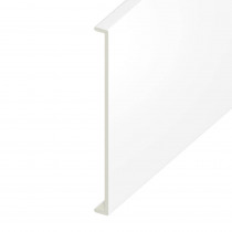 Box-end Capping Board - Plain 450mm x 9mm - White (1.25m)