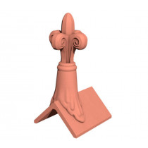 Marley Clay Fleur-de-Lys Finial Ridge - 305mm