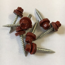 Britmet - Ecopan - Roofing Screws - Smooth Red (Pack of 10)