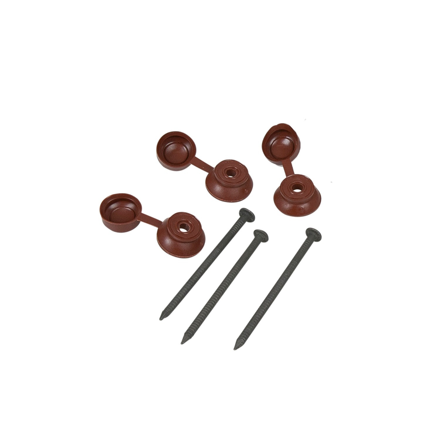 Coroline - Corrugated Bitumen Roof Sheet Fixings - Red (Pack of 400) Coroline - Corrugated Bitumen Roof Sheet Fixings - Red (Pack of 400)