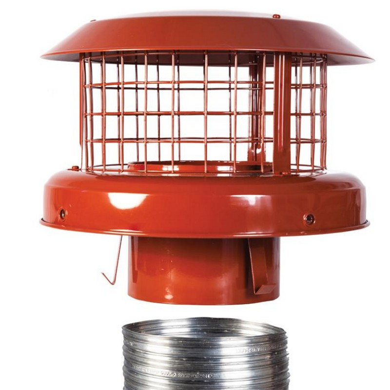 Top Flex Chimney Bird Guard 150mm to 125mm High Top Range