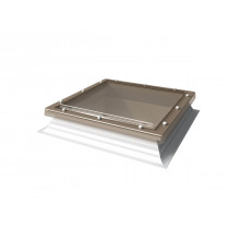 Mardome Hi-Lights - PVC Flat Roof Light - Bronze