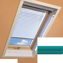 Fakro - AJP II 147 - Standard Manual Venetian Blind - Teal Blue