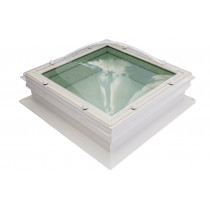 Em-View Self-Cleaning Glass Skylight with 150mm PVC Splayed Upstand - Square