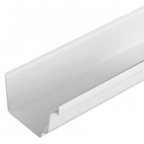 Plastic Guttering Universal Plus - 128mm x 88mm - White (4m)