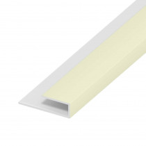 Soffit Board Wall Clip - 25mm - Cream (5m)