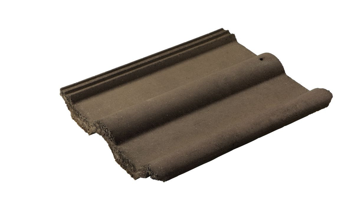Redland 50 Double Roman - Concrete Tile - Smooth Tudor Brown (2201) Redland 50 Double Roman - Concrete Tile - Smooth Tudor Brown (2201)