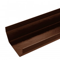 Plastic Guttering Squareline - 114mm x 95mm - Clay Brown (4m)