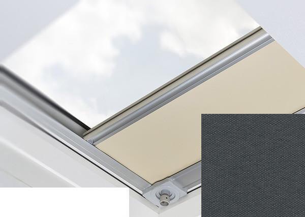 Fakro - ARF/D II 265 - Flat Roof Manual Blackout Blind - Anthracite