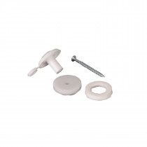 Corotherm - 25mm Polycarbonate Sheet Super Fixings Buttons - White (Pack of 10)