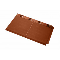 Envirotile - Double Plastic Tile - Terracotta (Pack of 10)