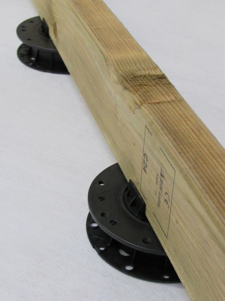 Wallbarn - Minipad Adjustable Timber Decking Pedestal