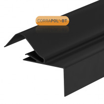 Corrapol-BT - Rock n Lock Verge with Fixings - Black