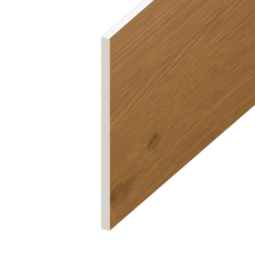 Soffit UPVC Board Flat 300mm x 9mm Irish Oak (5m)