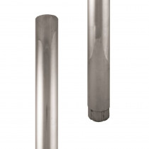 Lindab Steel Guttering - Downpipe - Magestic Galvanised