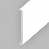 Box-end Fascia UPVC Board - Ogee 400mm x 18mm - White (1.25m)